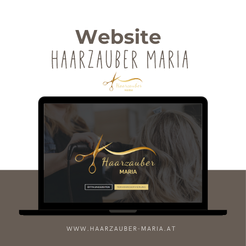 Website von Haarzauber Maria